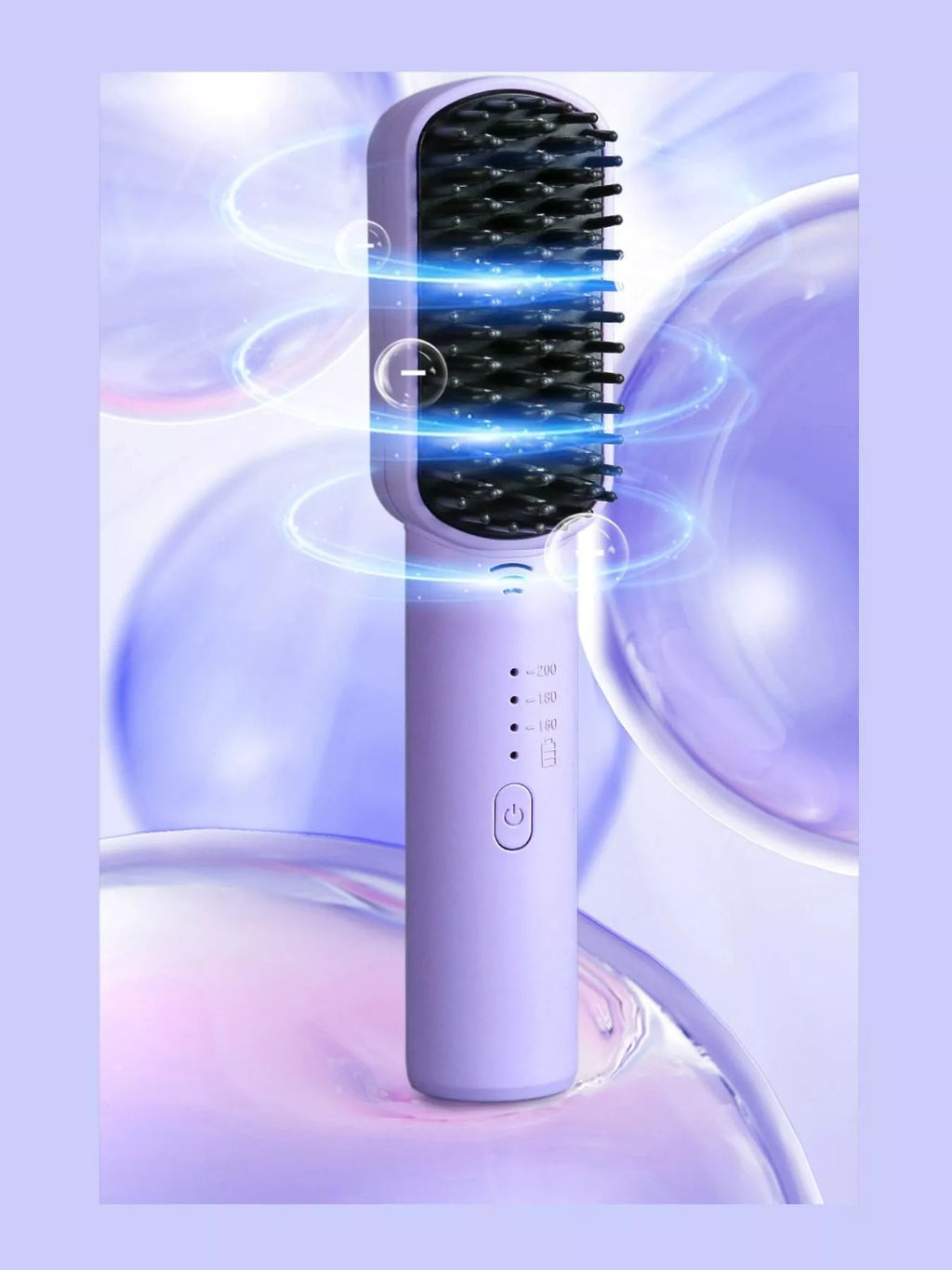Portable Heated Hair Straightening Comb