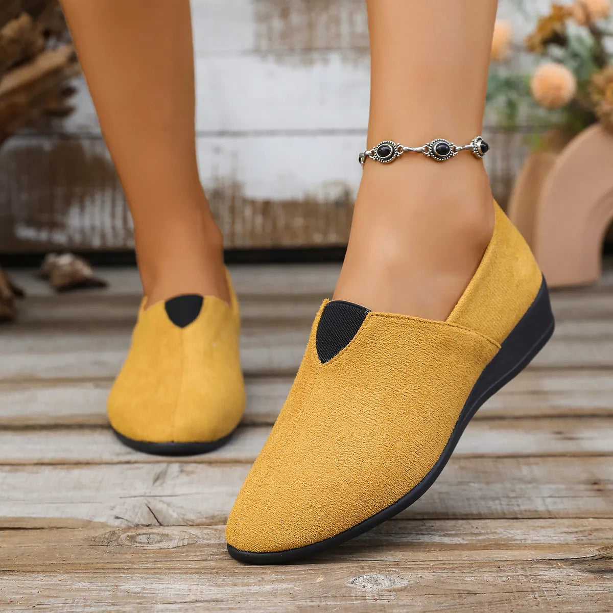 Breathable Mesh Slip-On Loafers