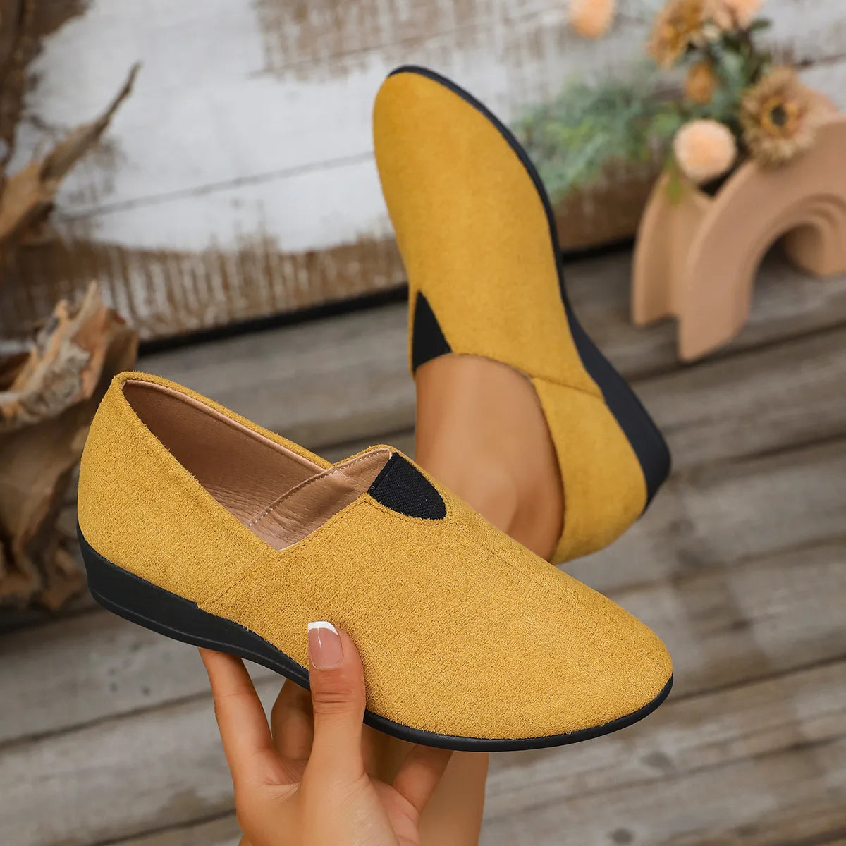 Breathable Mesh Slip-On Loafers