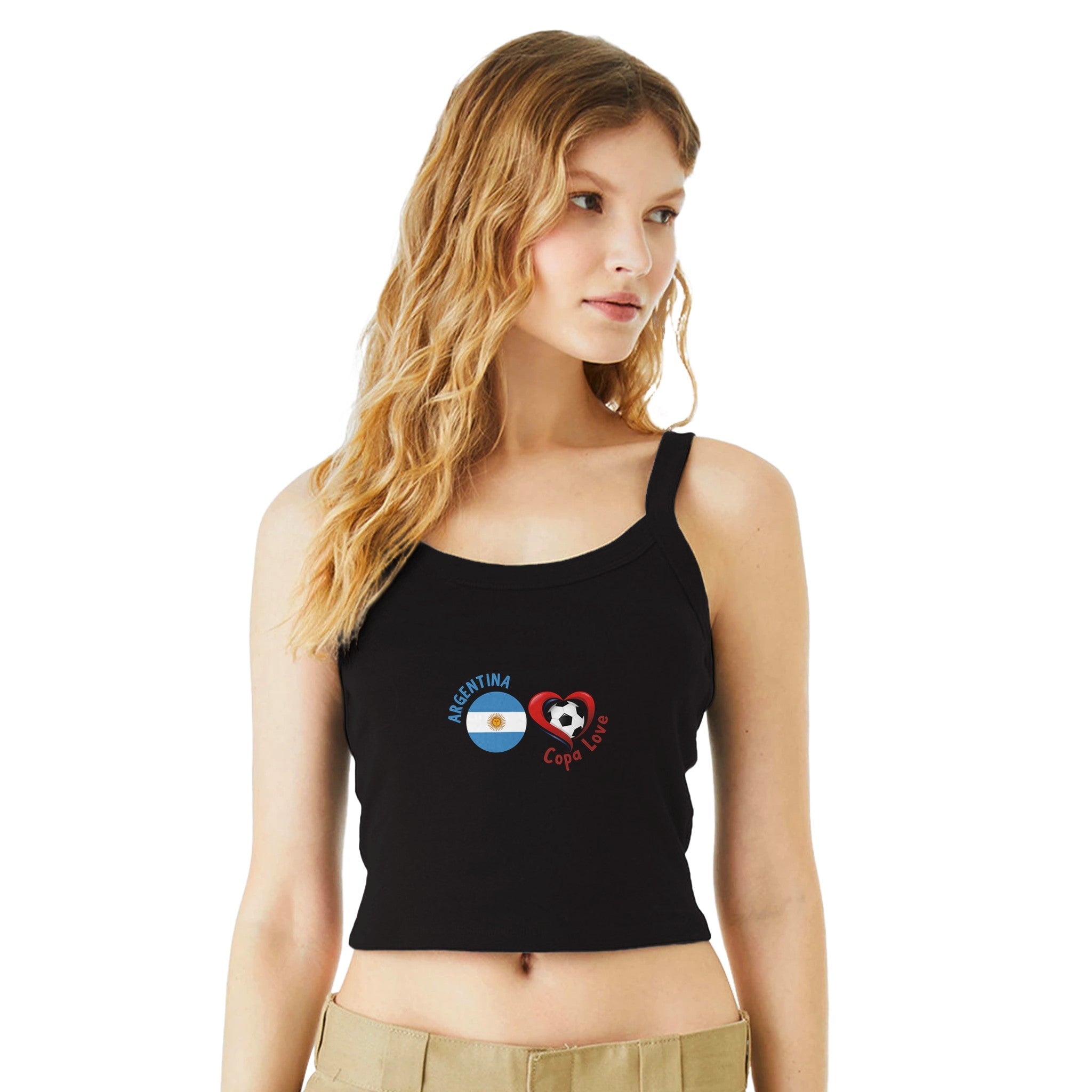 ARGENTINA - Copa Love Women's Ribbed Scoop Tank | Bella + Canvas