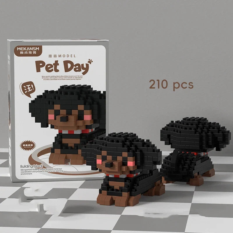 18 in 1 Pet Animal Building Blocks Set | Kids Educational Toy