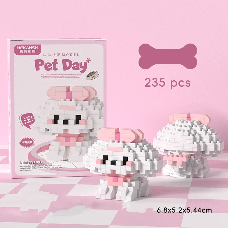 18 in 1 Pet Animal Building Blocks Set | Kids Educational Toy