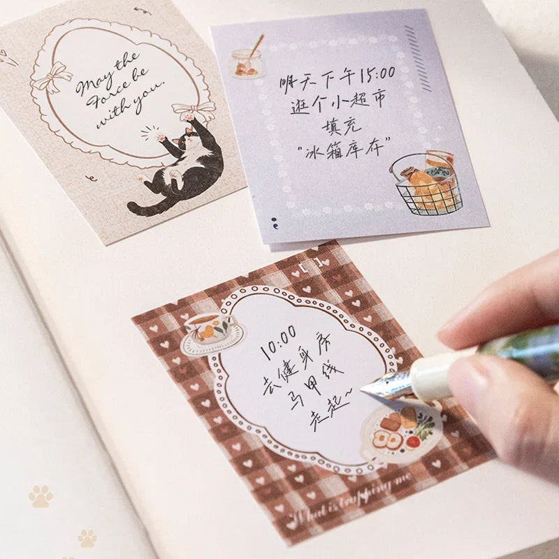 Mr.Paper Light Sleep Manuscript Sticker Pack | Hand-Drawn Base Stickers for Journal Decor