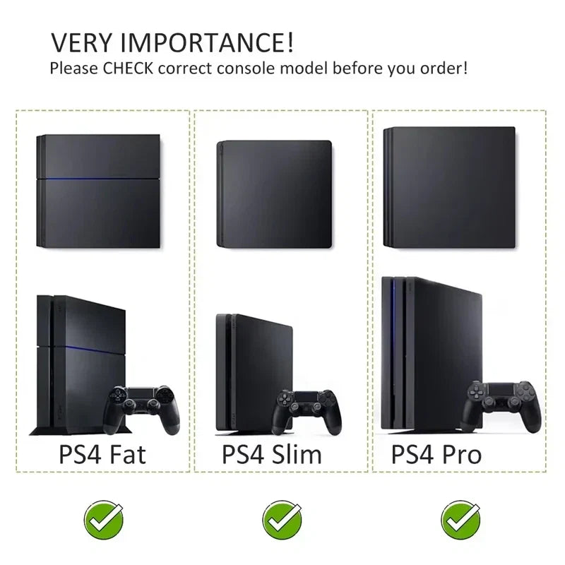 DATA FROG Cooling Vertical Stand for PS4 PS4 Pro PS4 Slim | Console Dock Cradle Mount Holder