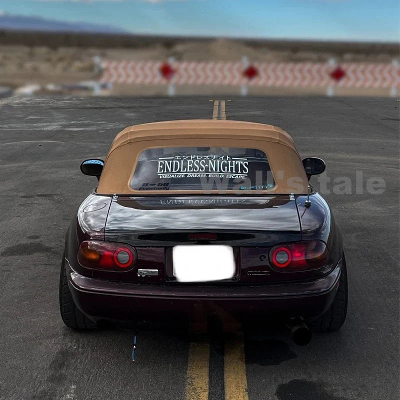 Endless Nights Japanese Vinyl Sticker | JDM Drift Stance Anime Decal for Car Window Bumper