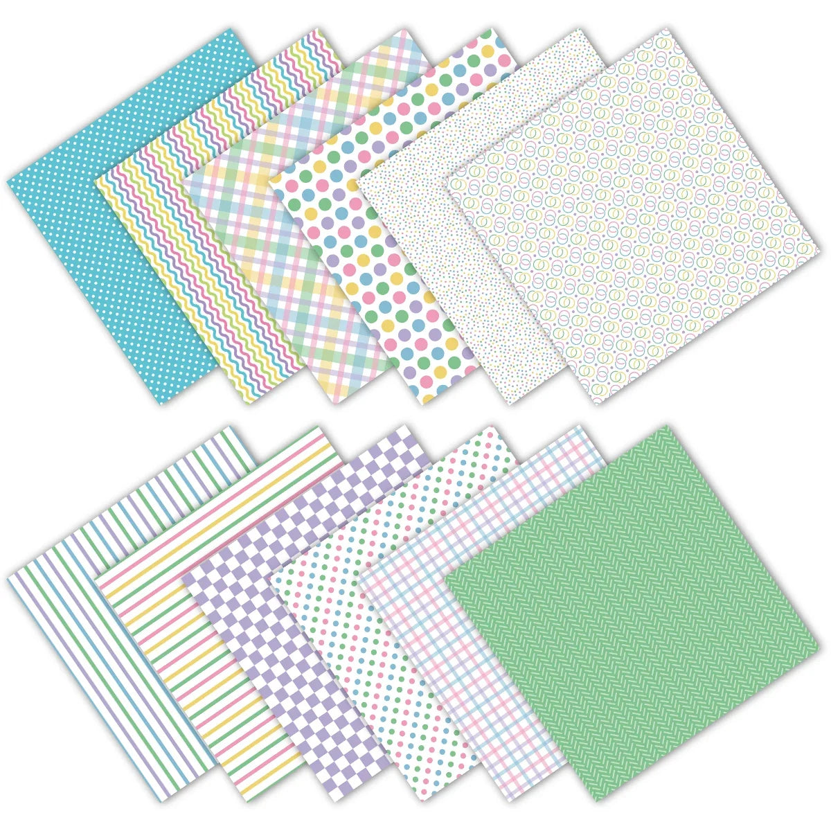 12pcs Easter Scrapbook Paper Set | Decorative Crafting Paper for DIY Arts, Journaling, and Card Making