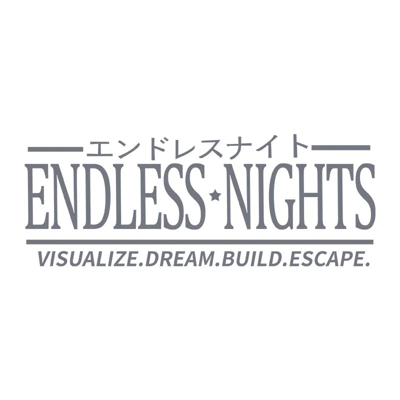 Endless Nights Japanese Vinyl Sticker | JDM Drift Stance Anime Decal for Car Window Bumper