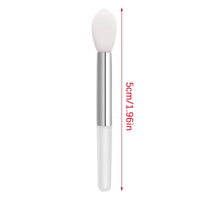 Silicone Lip Balm Brush with Sucker Dust Cover | Portable Makeup Applicator