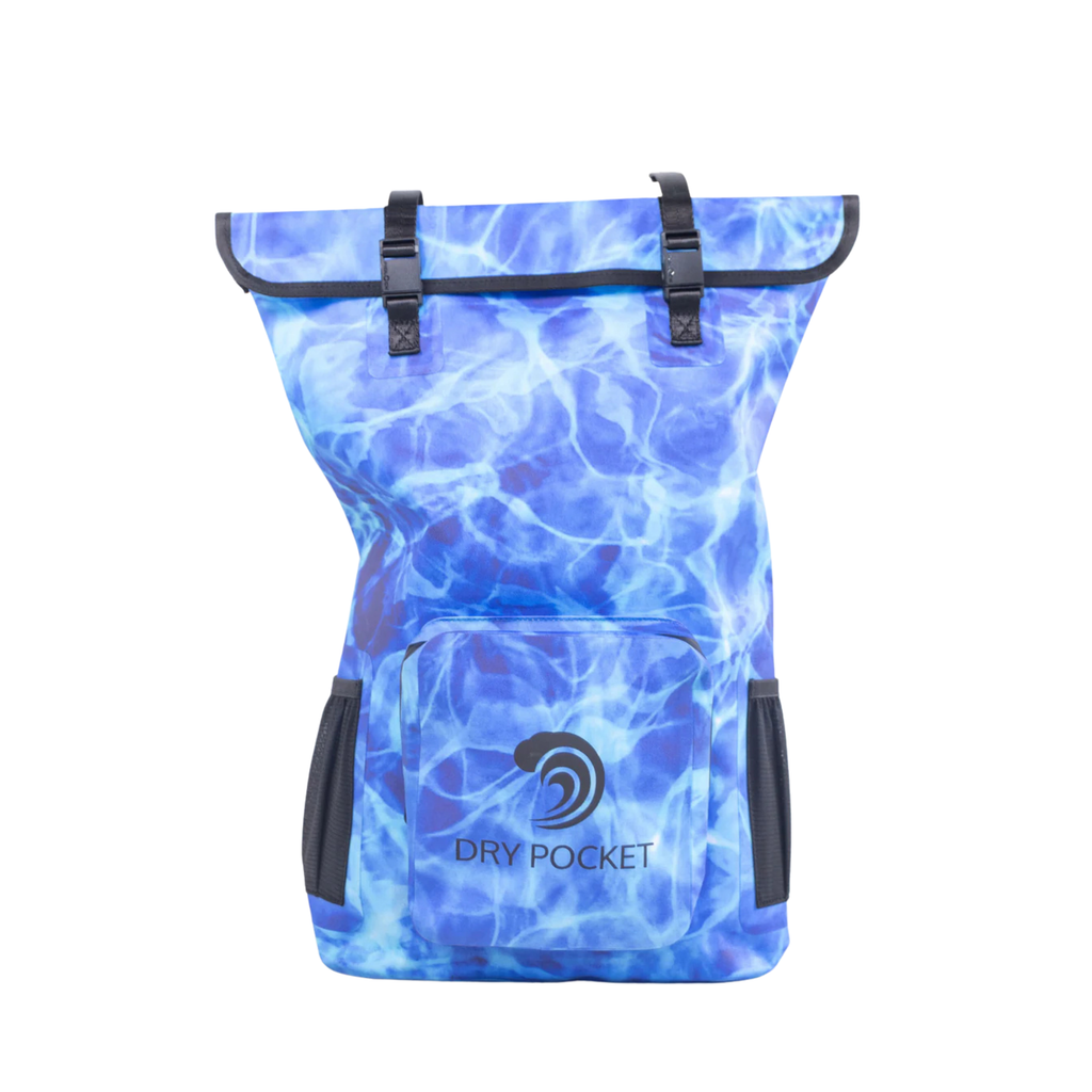 Waterproof Floating Backpack Dry Bag - Ocean Blue