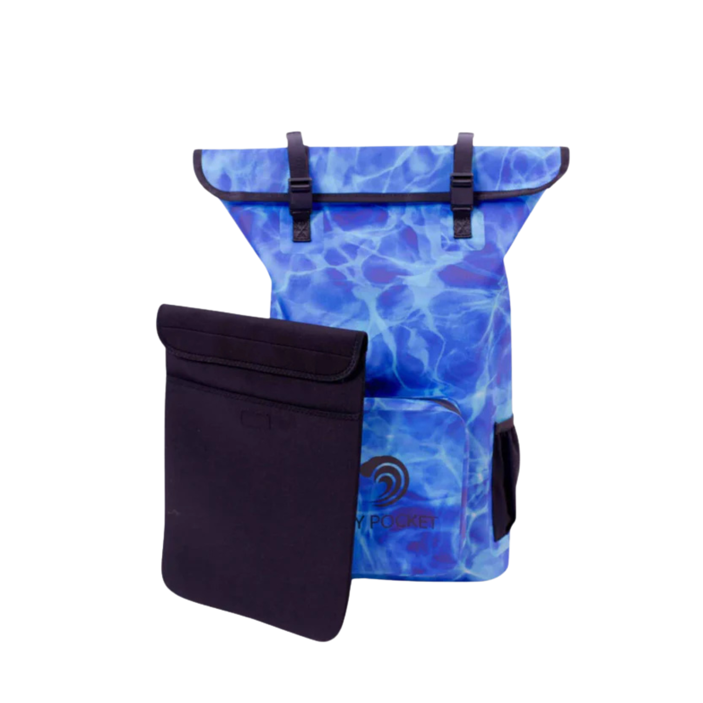 Waterproof Floating Backpack Dry Bag - Ocean Blue