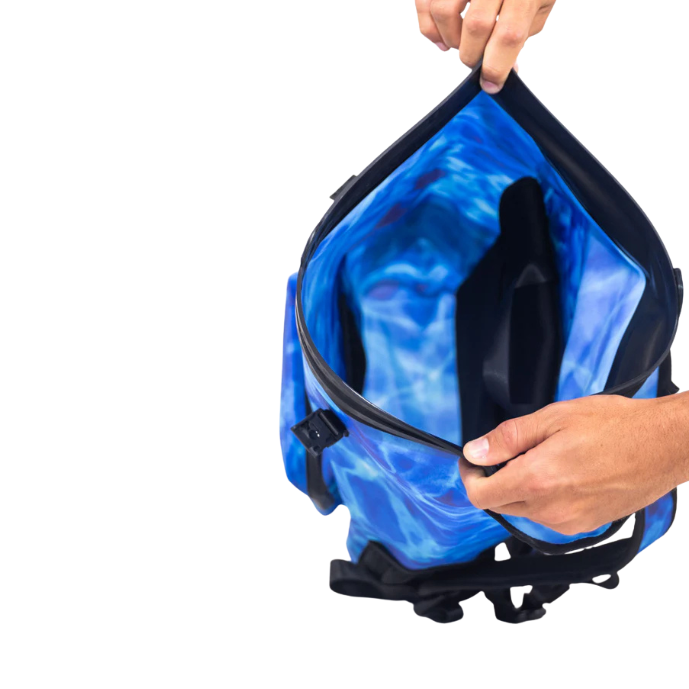 Waterproof Floating Backpack Dry Bag - Ocean Blue