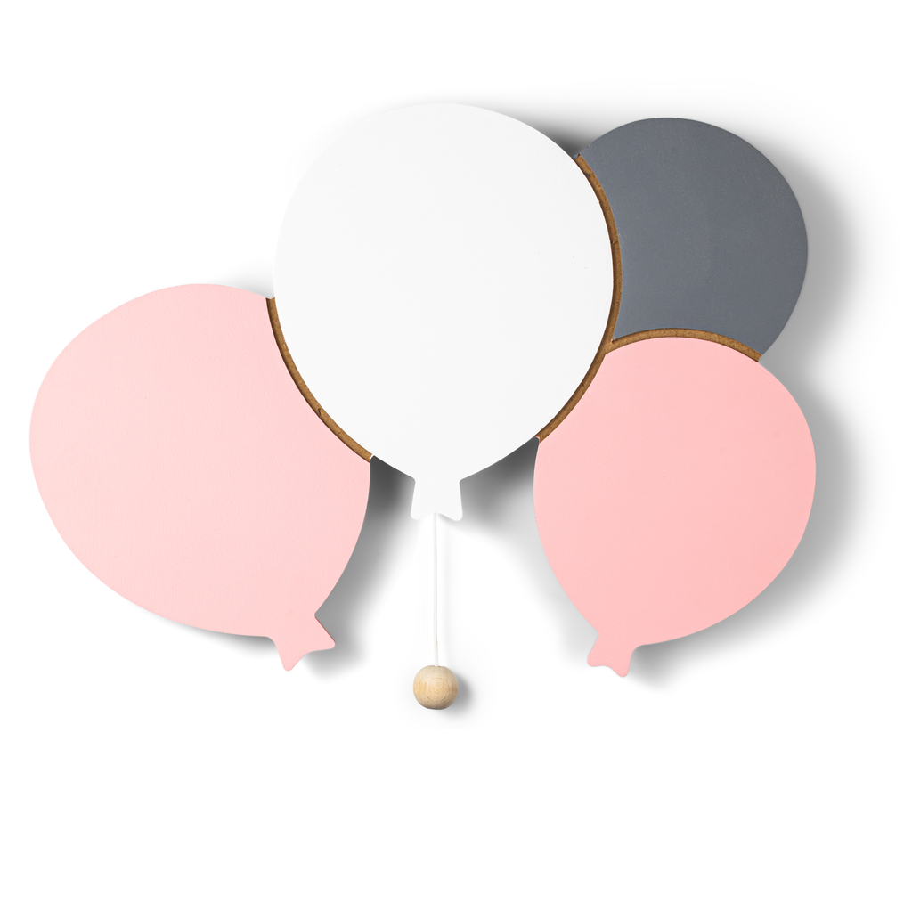 LumiDreams Balloon Wall Light | Safe LED Nursery Nightlight