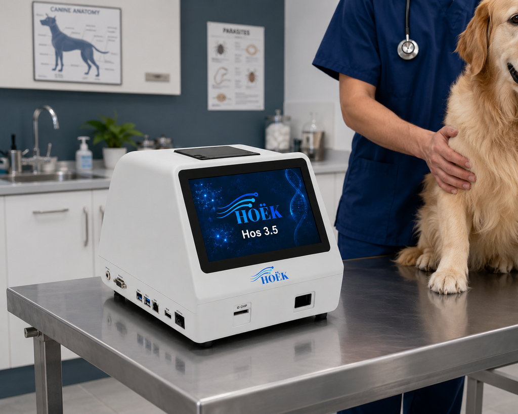 Hoëk VET-IF 2 — Veterinary Immunofluorescence Analyzer (Tests for Canine Pregnancy & Progesterone)