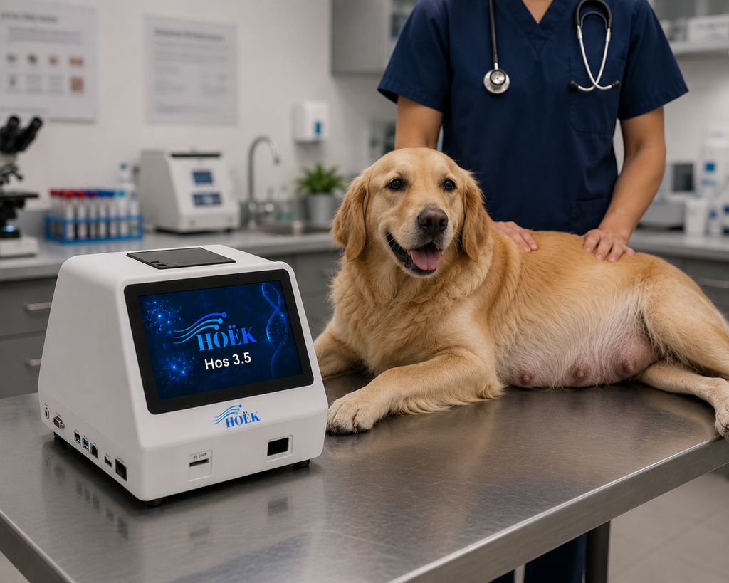 Hoëk VET-IF 2 — Veterinary Immunofluorescence Analyzer (Tests for Canine Pregnancy & Progesterone)