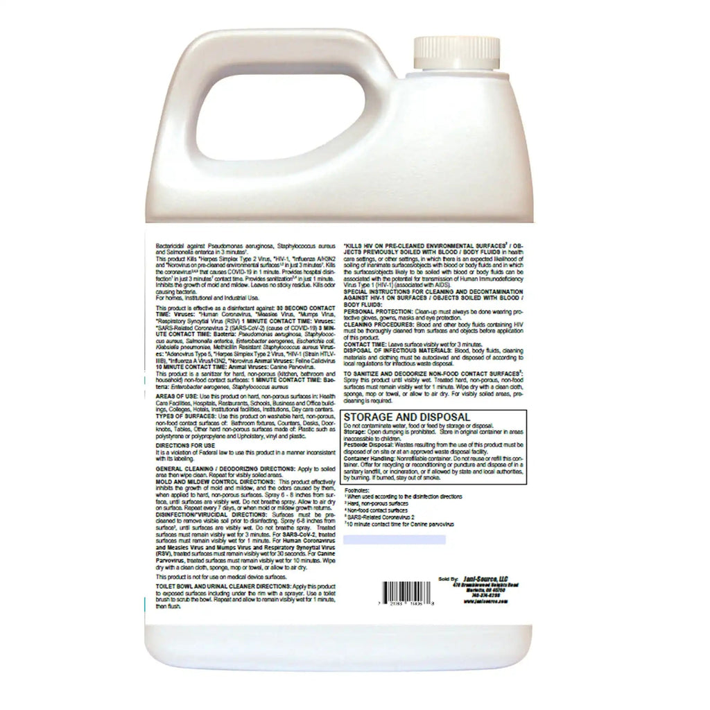Fizzy-D RTU Peroxide Disinfectant Cleaner – 1 Gallon