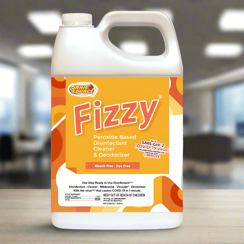 Fizzy-D RTU Peroxide Disinfectant Cleaner – 1 Gallon