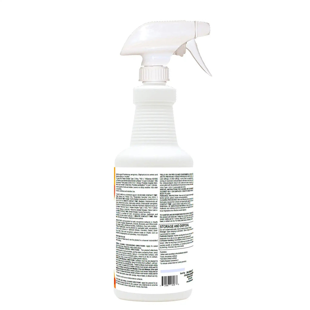 Fizzy-D RTU Peroxide Disinfectant Cleaner – 32 oz Quart