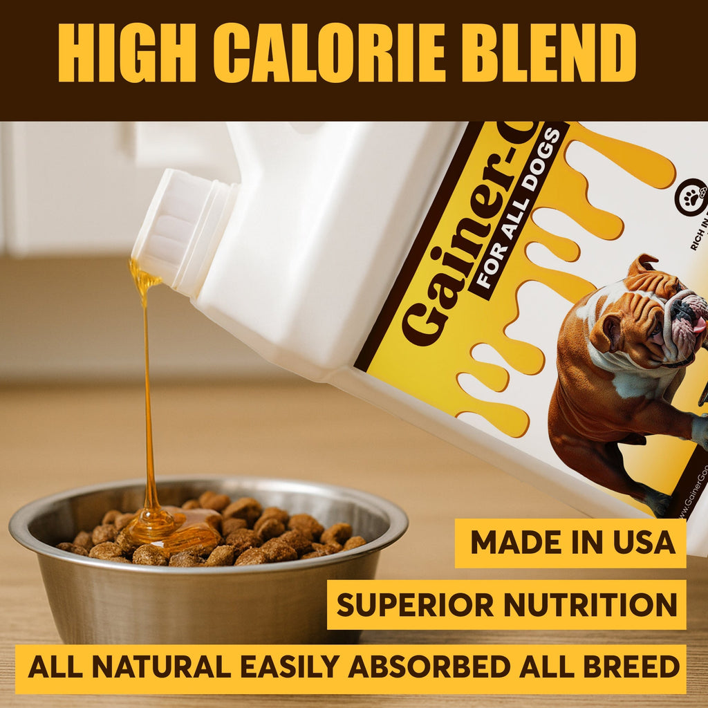 (16oz)  Gainer-GOO (for All Breeds) High Calorie Fat Liquid Weight Gainer