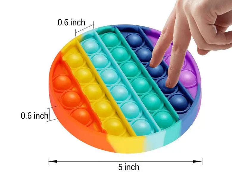 Push Bubble Fidget Toy | Sensory Stress Relief Game for Kids and Adults