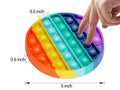 Push Bubble Fidget Toy | Sensory Stress Relief Game for Kids and Adults