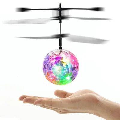Flying Ball Toy with LED Lights | Infrared Induction Floating Helicopter