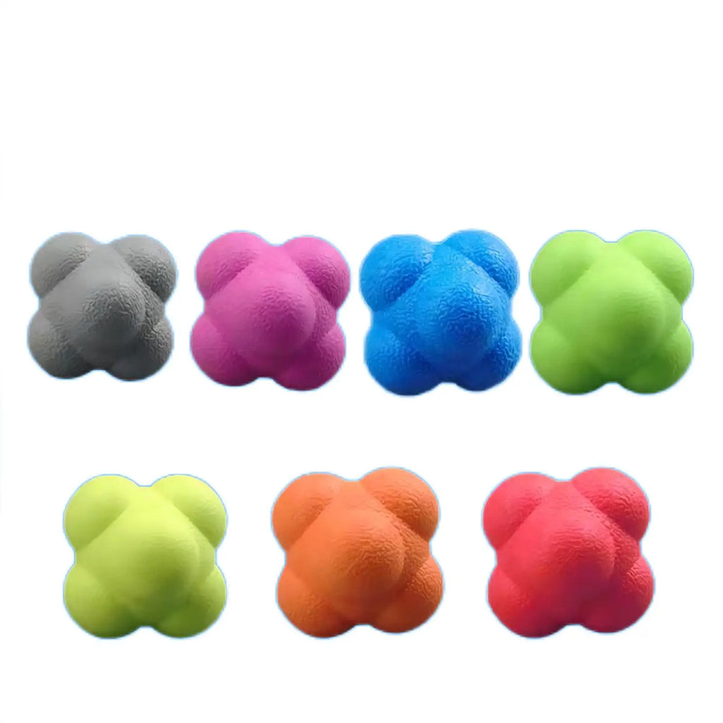 Hexagonal Reaction Ball | Reflex & Agility Training Ball for Sports