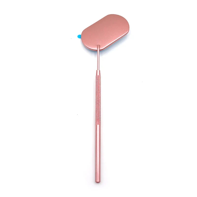 Stainless Steel Oval Lash Mirror | Portable Eyelash Extension Tool