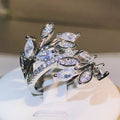 925 Silver Eternity Promise Crystal Ring | AAA Zircon Engagement Wedding Band