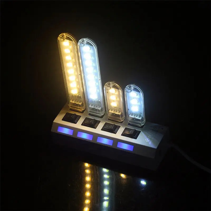 Mini USB LED Book Light | Ultra Bright Reading Lamp for Power Bank, PC, Laptop, Notebook