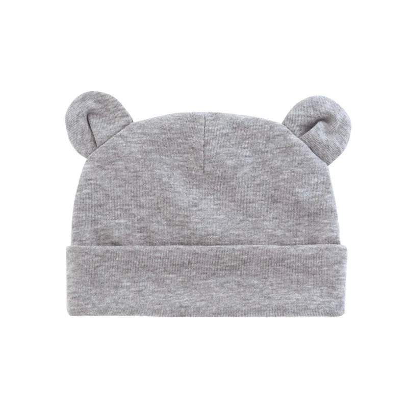 Soft Cotton Newborn Beanie Hat | Unisex Baby Cap for 0-12 Months