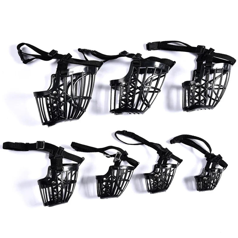 Adjustable Dog Muzzle for Small Medium Large Dogs | Safety Breathable Pet Mouth Mask