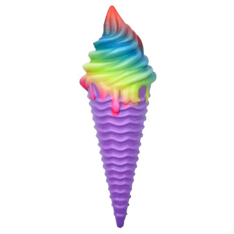 Colorful Ice Cream Squishy Toy | Slow Rising Stress Relief Squeeze