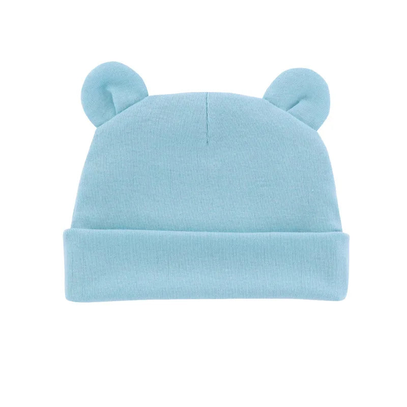 Soft Cotton Newborn Beanie Hat | Unisex Baby Cap for 0-12 Months