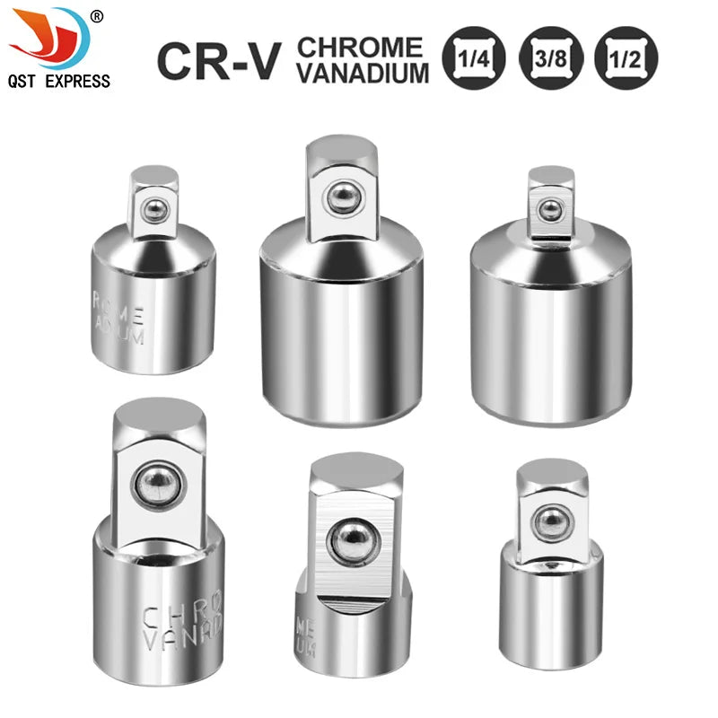 Ratchet Wrench Socket Adapter Set 1/2 to 3/8 to 1/4 | Drive Size Converter