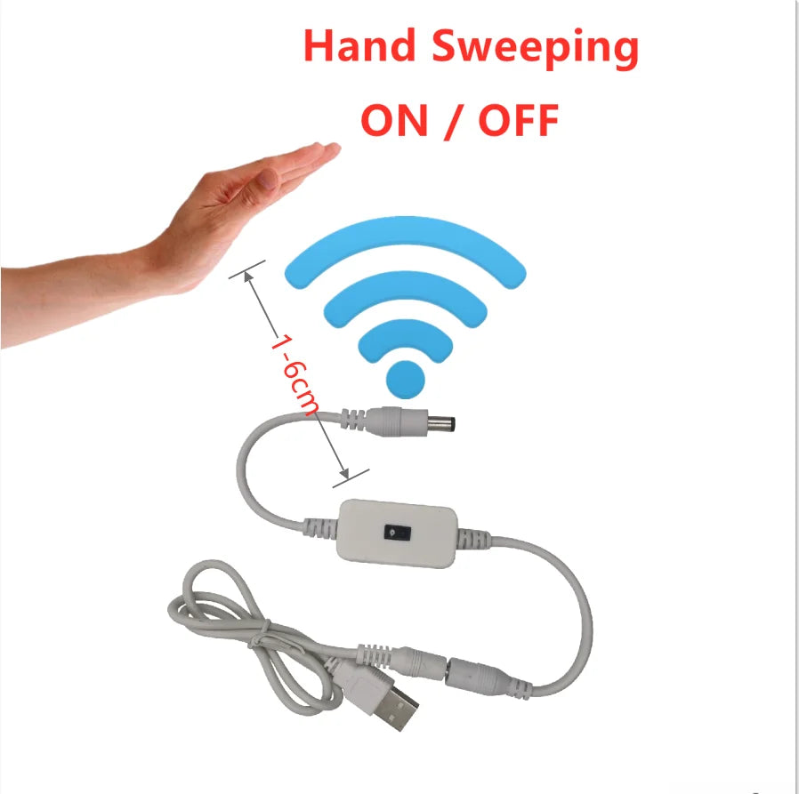USB Motion Sensor LED Strip Light | Hand Wave Control for TV Kitchen