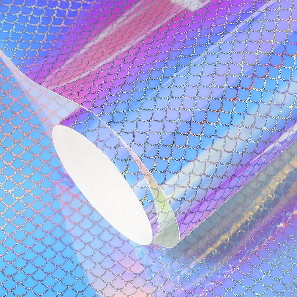 Rainbow Gradient Adhesive Craft Vinyl Sheet | Self-Adhesive Decal for DIY Crafts, Walls, Windows, Cars, Mugs, and Christmas Decorations