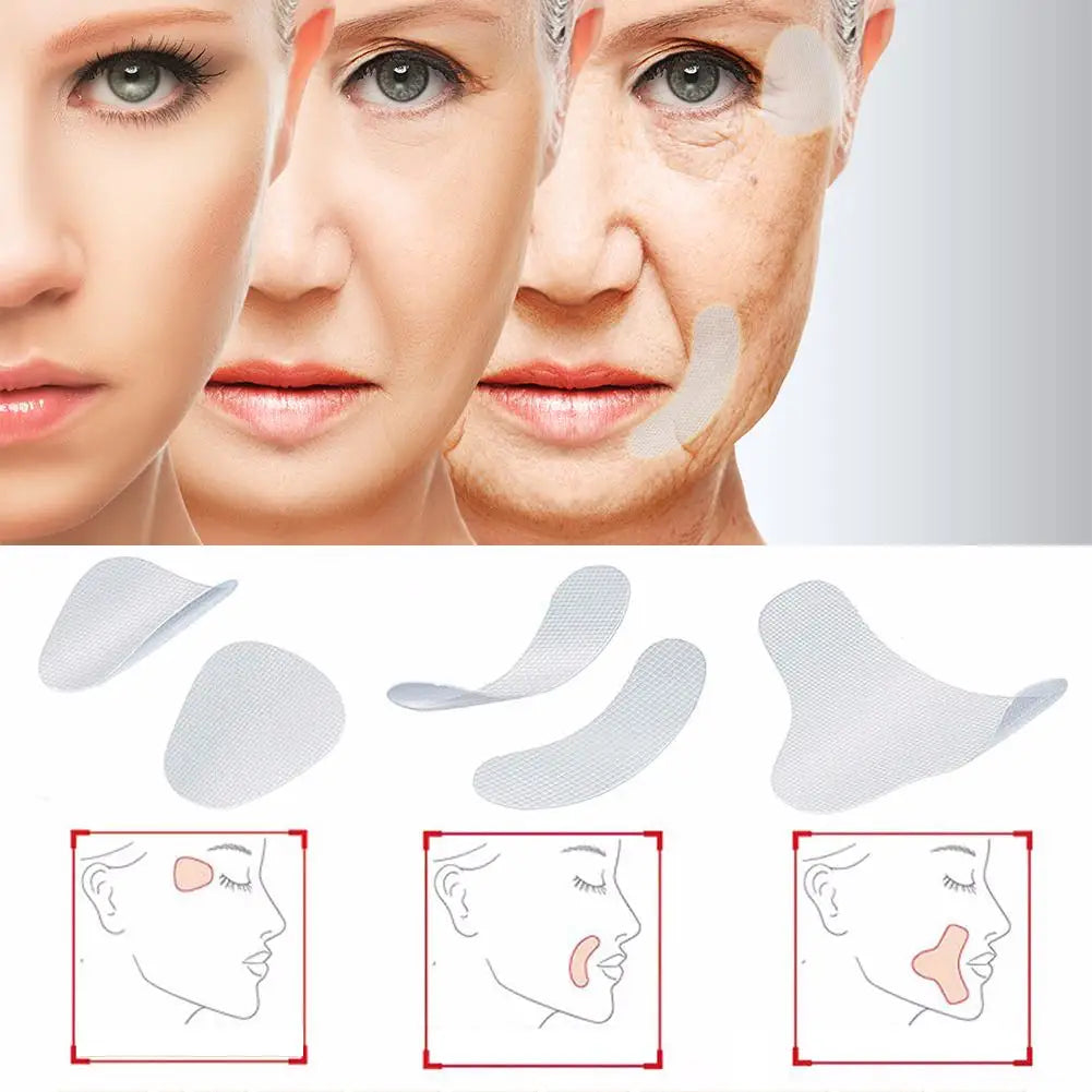 12/24/27pcs Thin Face Stickers EVA Anti-Wrinkle Patches | Forehead Lift Tapes for Skin Lifting