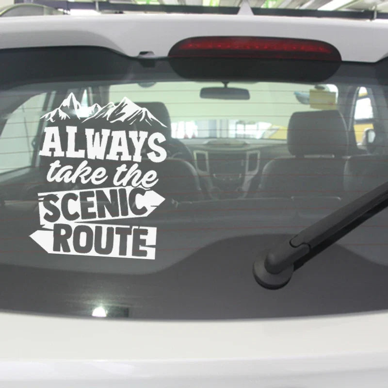 Camp Life Vinyl Decal Bundle | Camper Door Window Sticker for Laptop Water Bottle