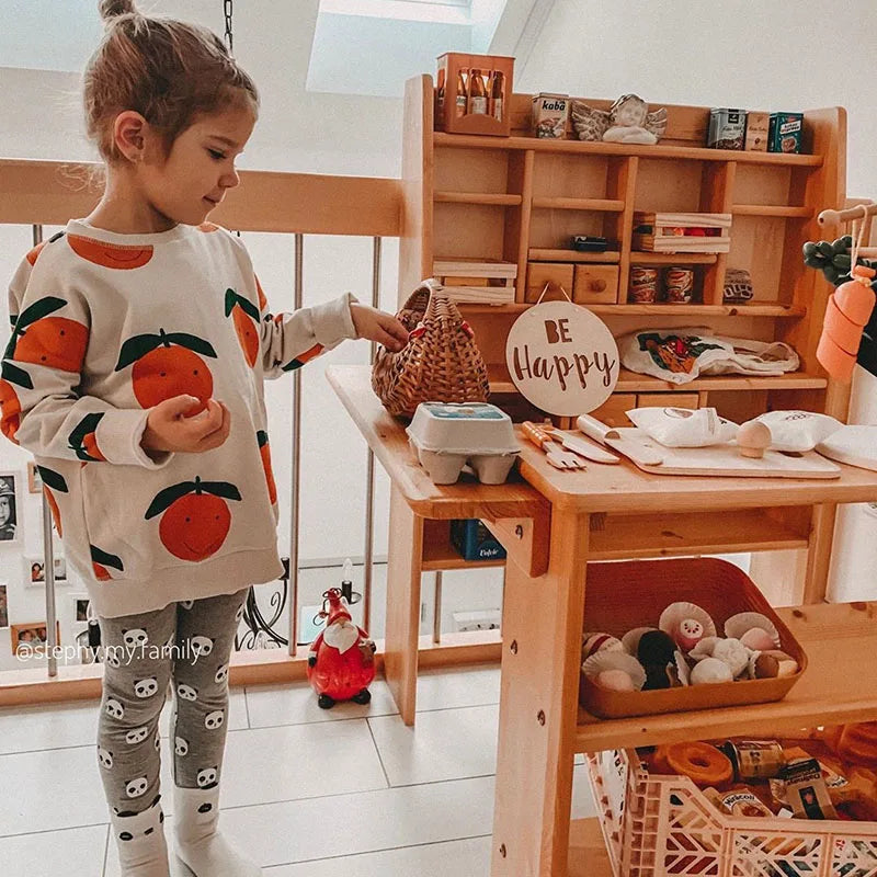 Kids Cotton Sweatshirt | Unisex Cartoon Top for Toddlers
