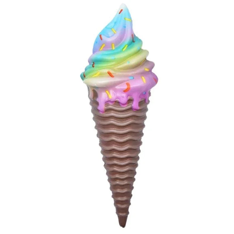 Colorful Ice Cream Squishy Toy | Slow Rising Stress Relief Squeeze
