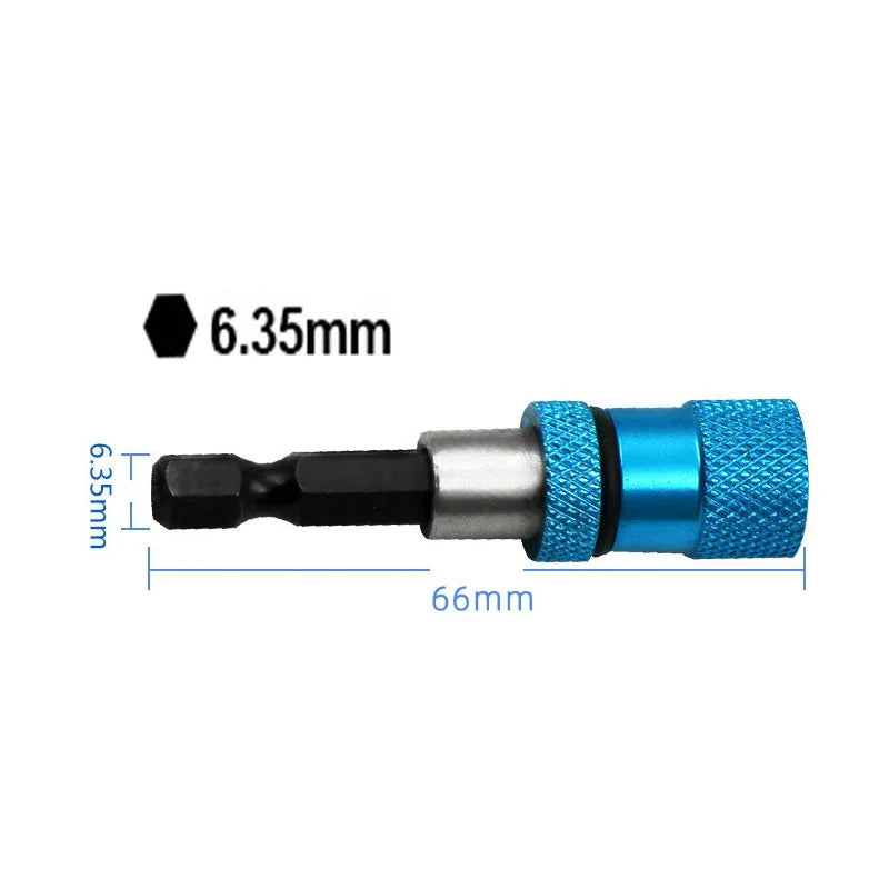 1/4 Inch Hex Shank Screw Depth Magnetic Screwdriver Bit Holder | Adjustable Depth Bit Holder with PH2 Bit