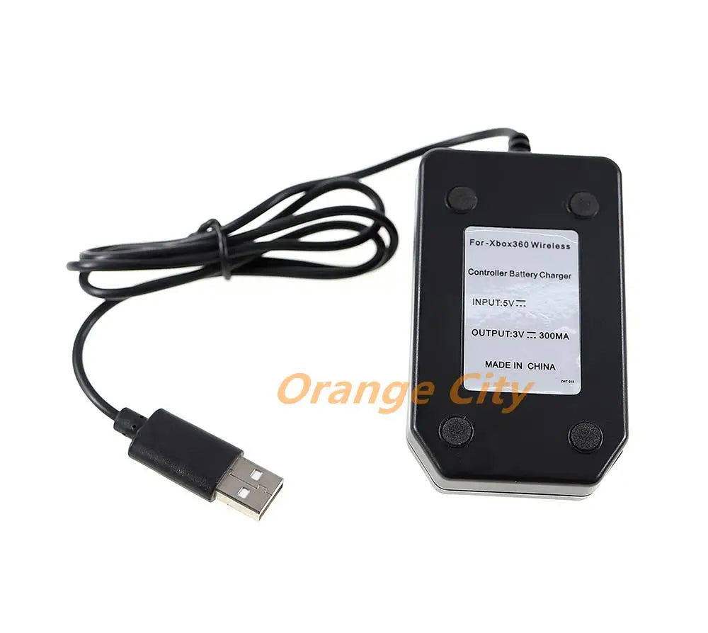 Wireless Charger Dock for Xbox 360 Controller | USB Battery Pack Station