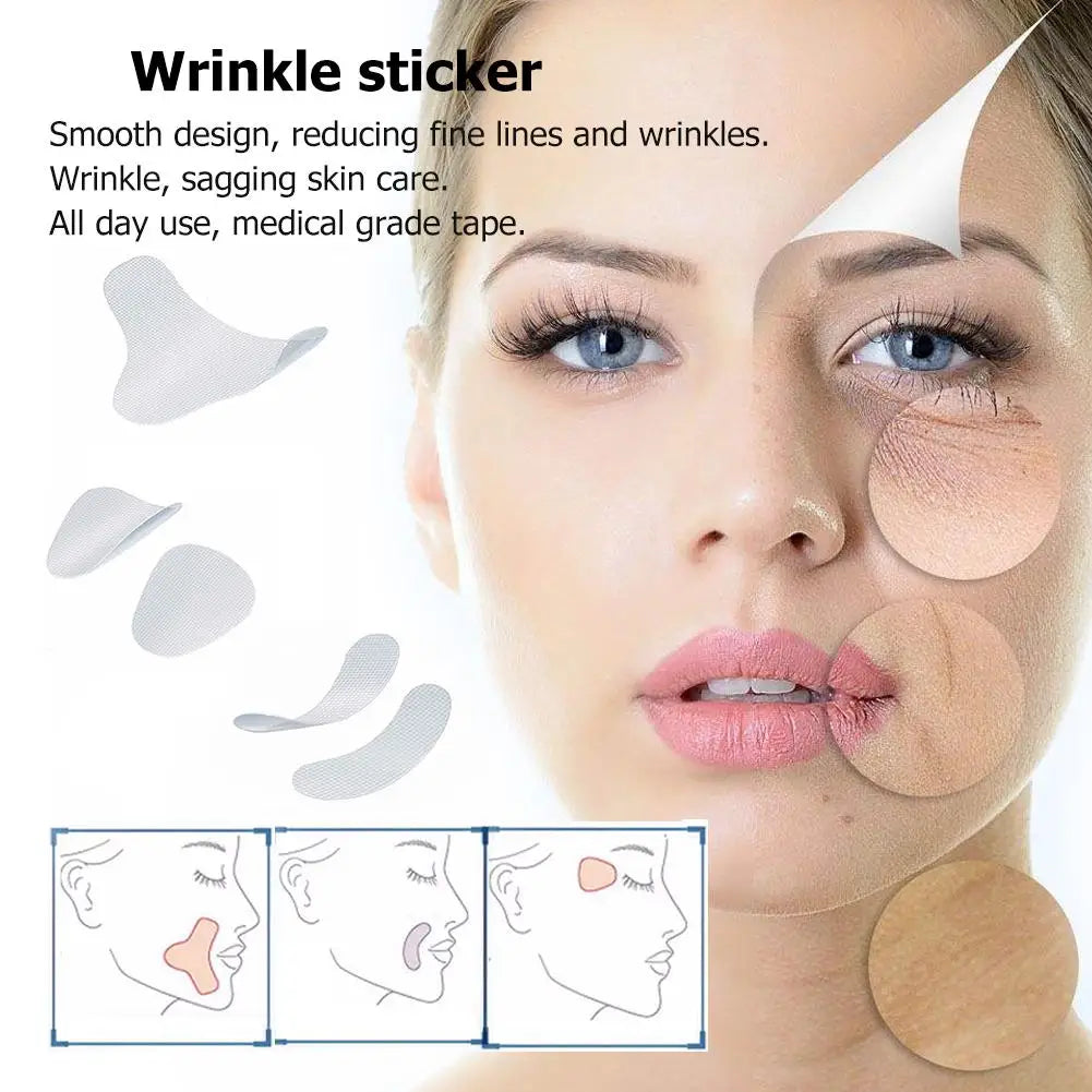 12/24/27pcs Thin Face Stickers EVA Anti-Wrinkle Patches | Forehead Lift Tapes for Skin Lifting