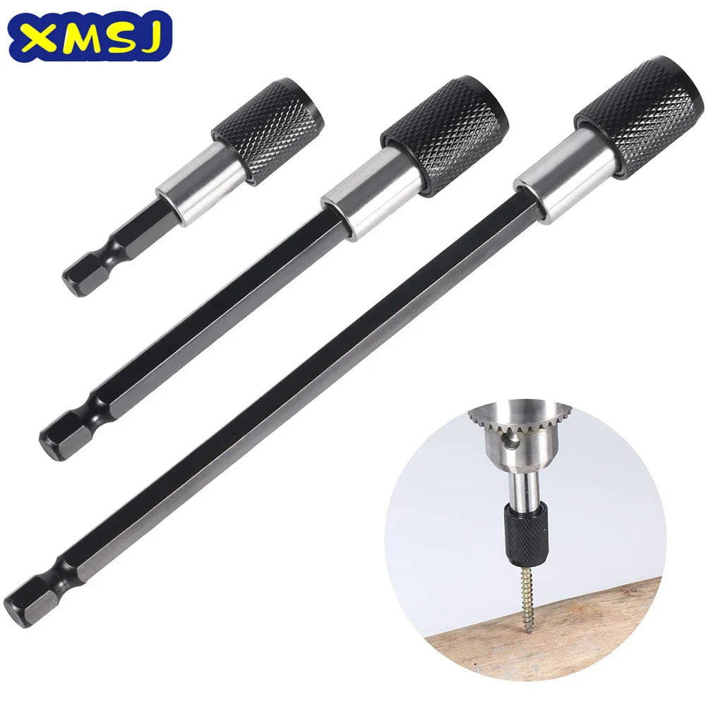 1/4 Inch Hex Shank Quick Release Screwdriver Bit Holder Extension Bar | 60mm 100mm 150mm