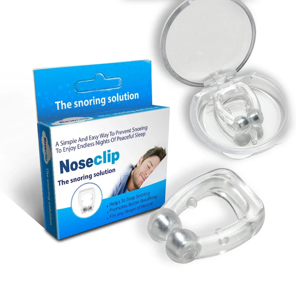 Anti Snore Nose Clip | Magnetic Nasal Dilator for Better Breathing and Less Snoring