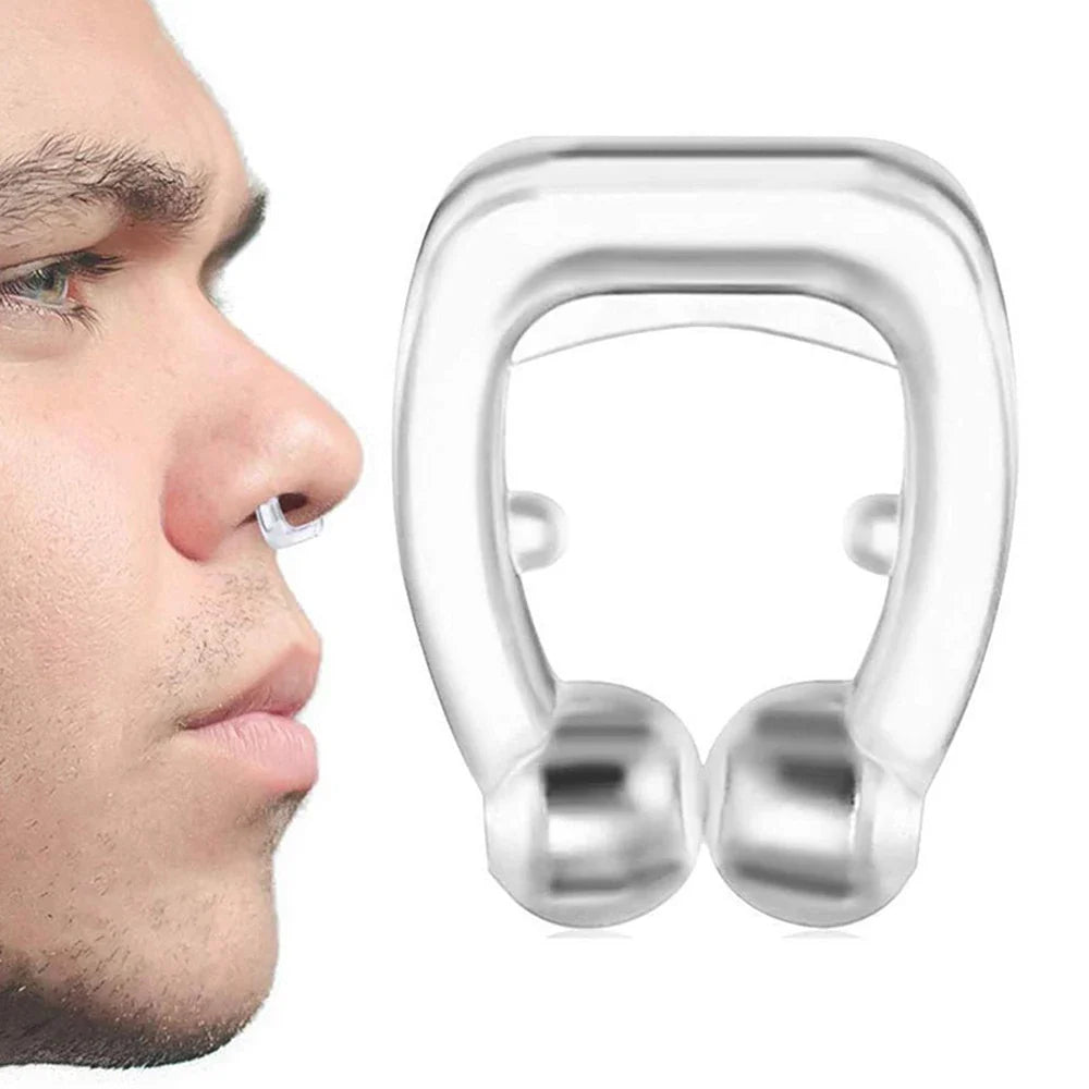 Anti Snore Nose Clip | Magnetic Nasal Dilator for Better Breathing and Less Snoring