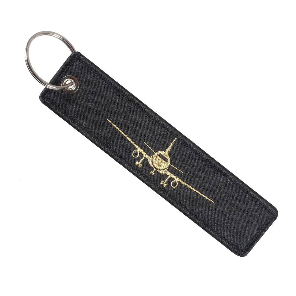 5 PCS Remove Before Flight Woven Keychains | Aviation Gift Luggage Tag Set
