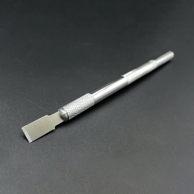 Rubber Shovel Glue Knife Set | Metal Blade UV Glue Remover for Phone Screen Repair