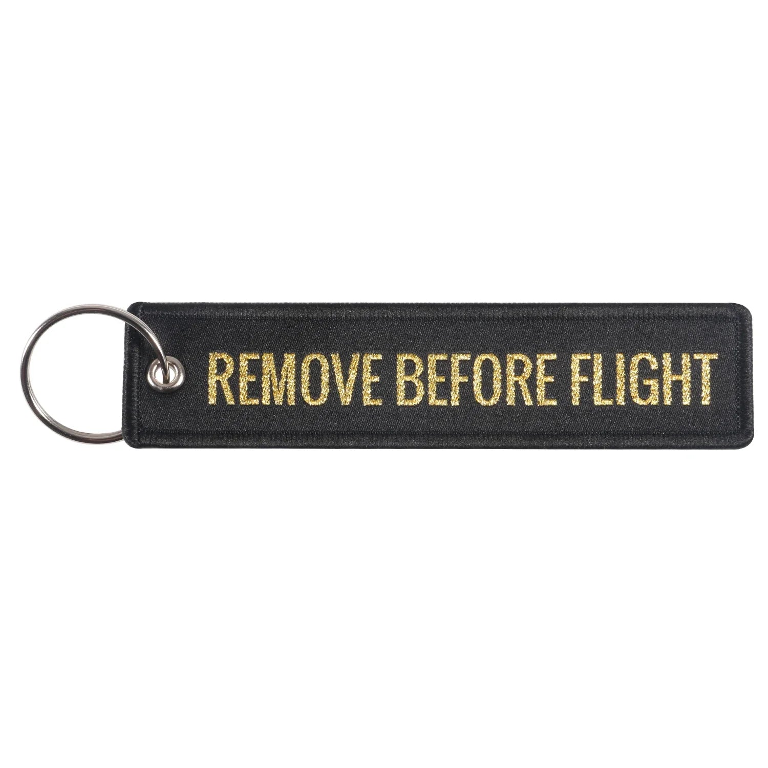 5 PCS Remove Before Flight Woven Keychains | Aviation Gift Luggage Tag Set