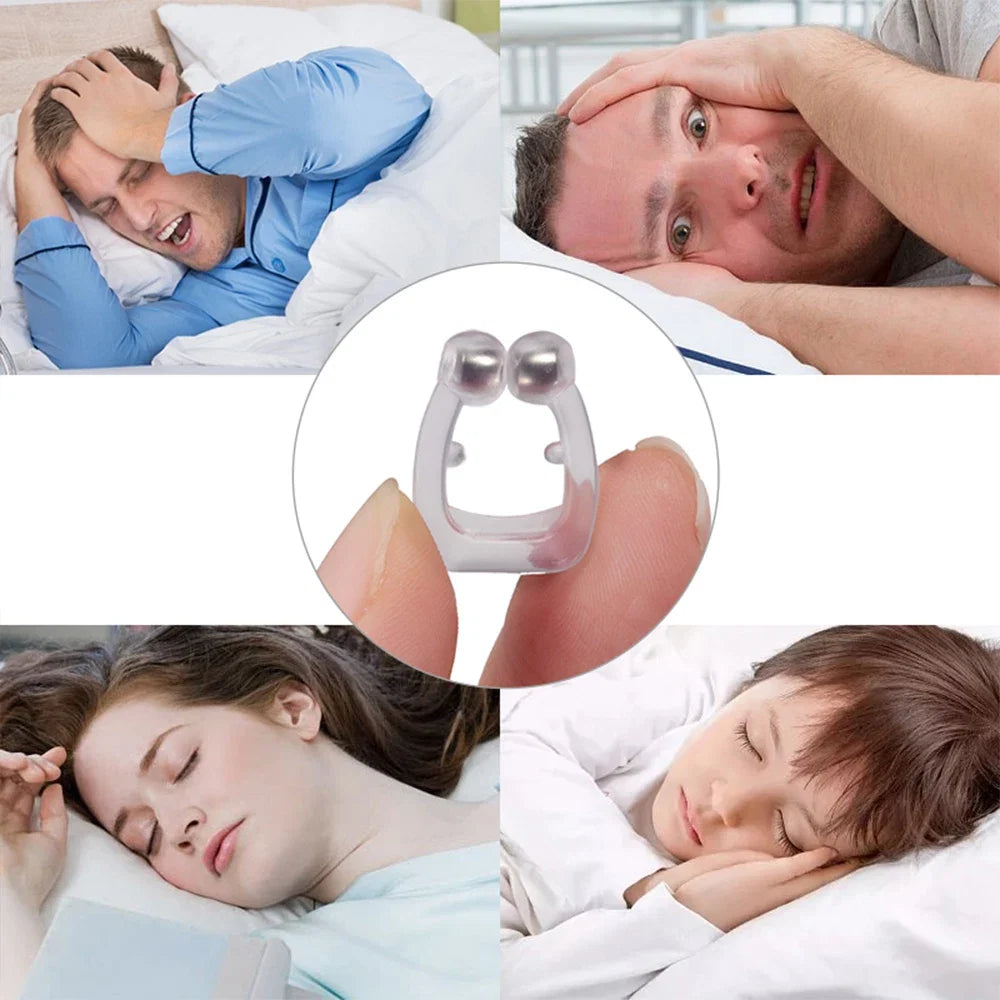 Anti Snore Nose Clip | Magnetic Nasal Dilator for Better Breathing and Less Snoring